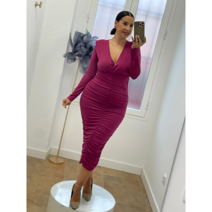 Vestido buganvilla talla única | Elegante y cómodo | Doble S Moda