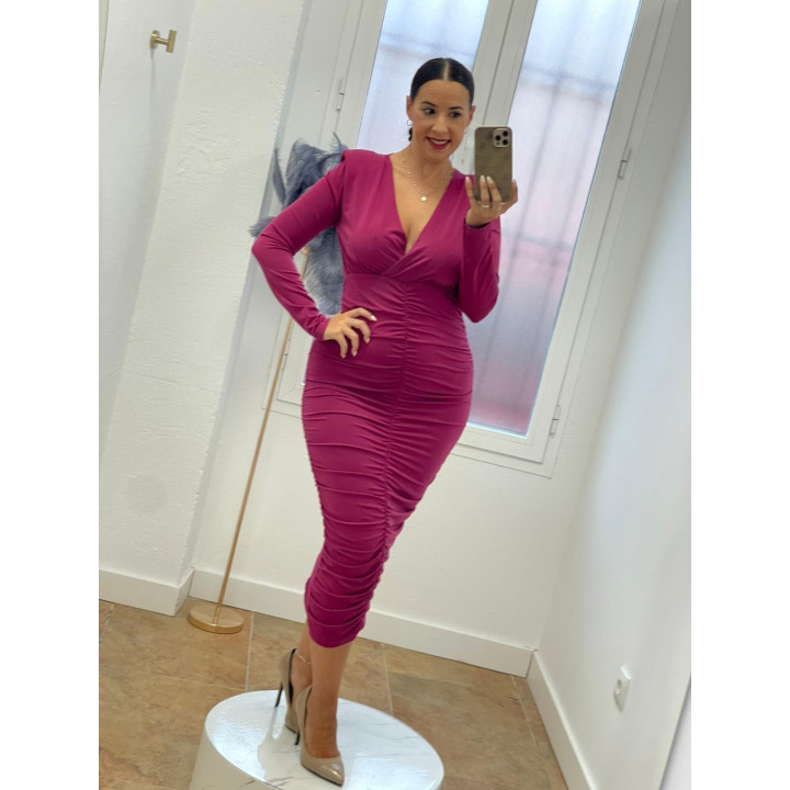 Vestido buganvilla talla única | Elegante y cómodo | Doble S Moda