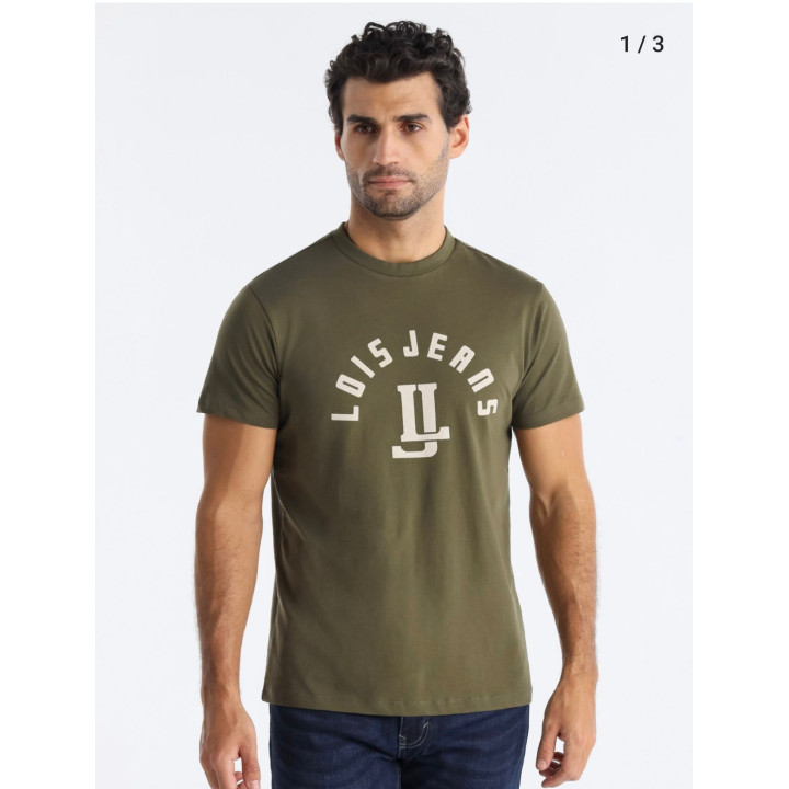 Camiseta Lois hombre manga corta algodón | Doble S Moda