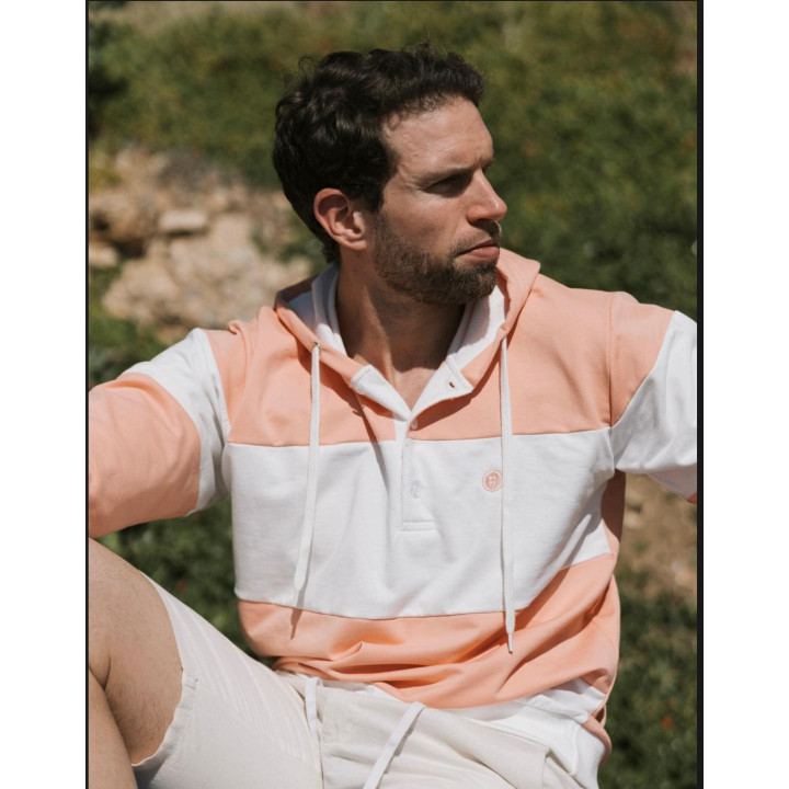 Sudadera con capucha Urban Button para hombre | Doble S Moda